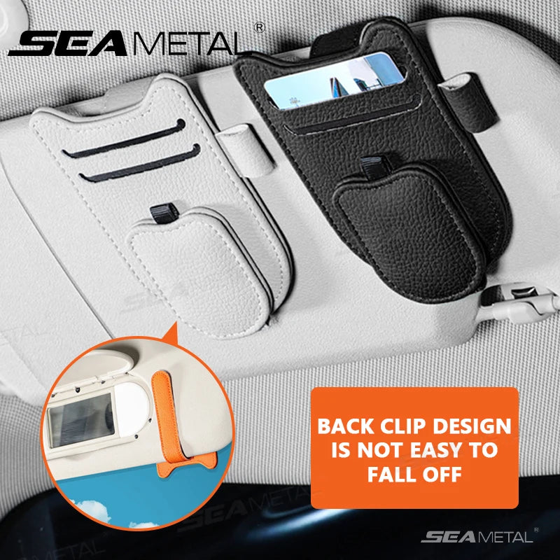 Premium Magnetic Sunglasses Holder for Car Visors