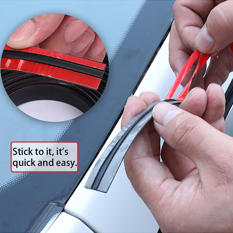 Universal Car Weather Seal Strip for Windshield, Roof & Sunroof