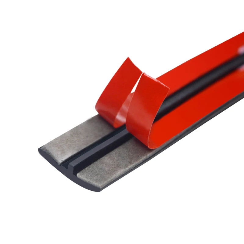 Red metal bar with a gray metal plate on a white background