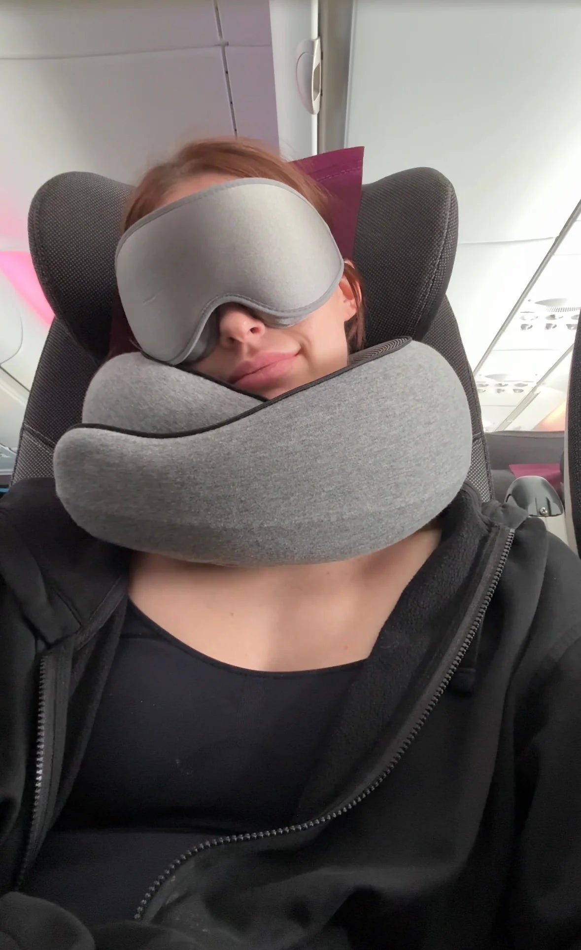 360° Memory Foam Travel Neck Pillow for Airplanes & Travel