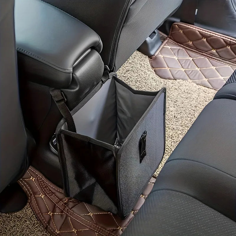 Foldable Leakproof Car Trash Can & Storage Organizer