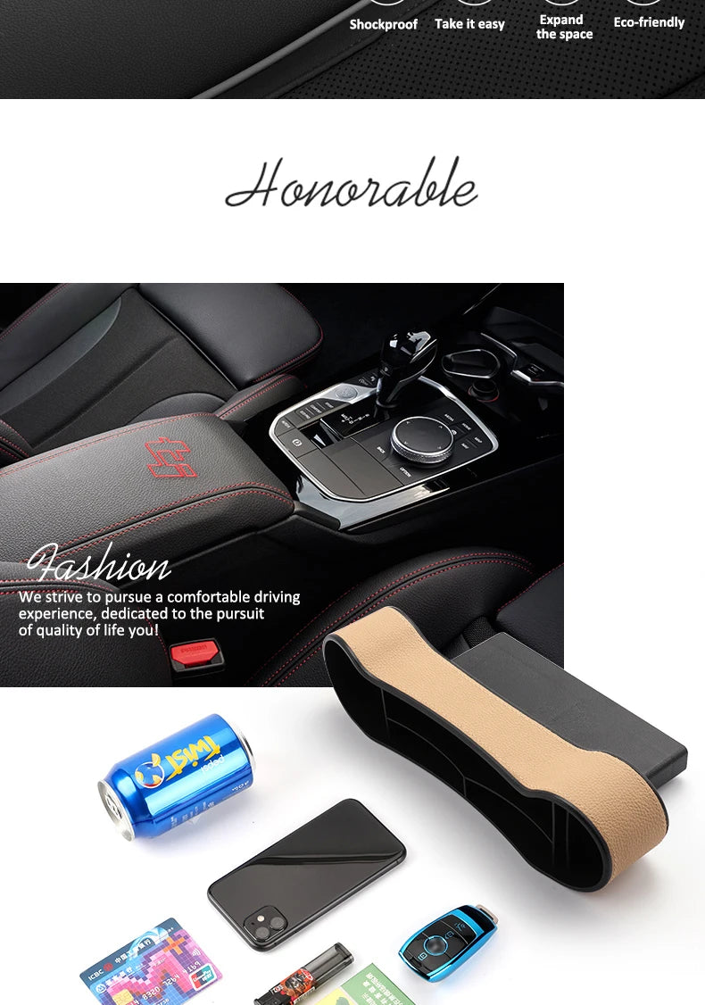 Premium Car Seat Gap Organizer & Storage Pocket