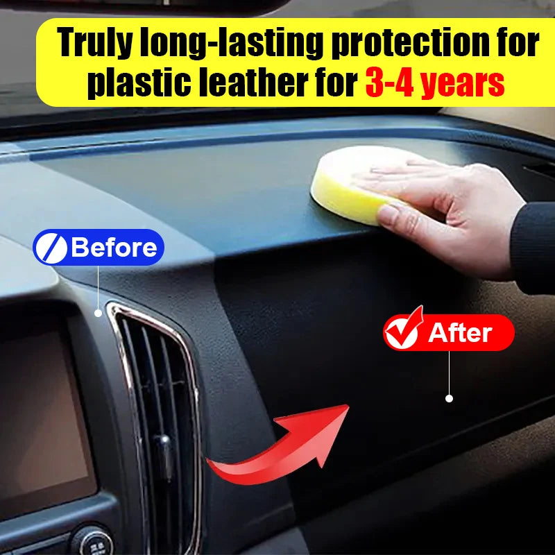 Car Plastic & Trim Restorer - Back to Black Gloss Finish