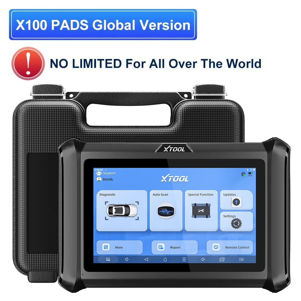 XTOOL X100 PADS Key Programmer & All-System Diagnostic Scanner with CAN FD, DoIP & FCA