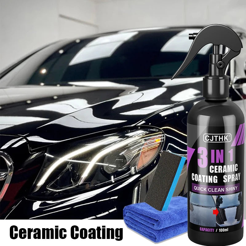 Car Ceramic Nano Coating Spray with Hydrophobic Gloss Protection