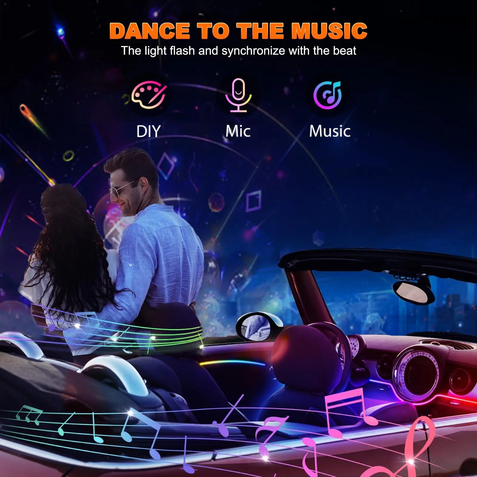 Smart RGB Symphony Interior Ambient Lighting System