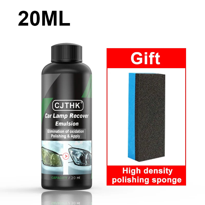 Car Headlight Restoration Kit with Scratch & Oxidation Remover