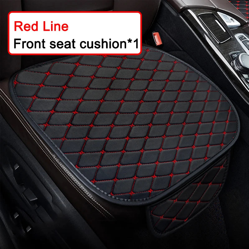 Universal PU Leather Front & Rear Car Seat Cover Set