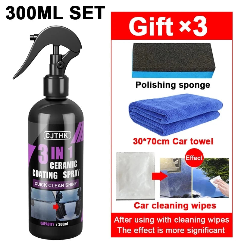 Car Ceramic Nano Coating Spray with Hydrophobic Gloss Protection