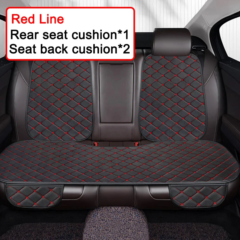 Universal PU Leather Front & Rear Car Seat Cover Set