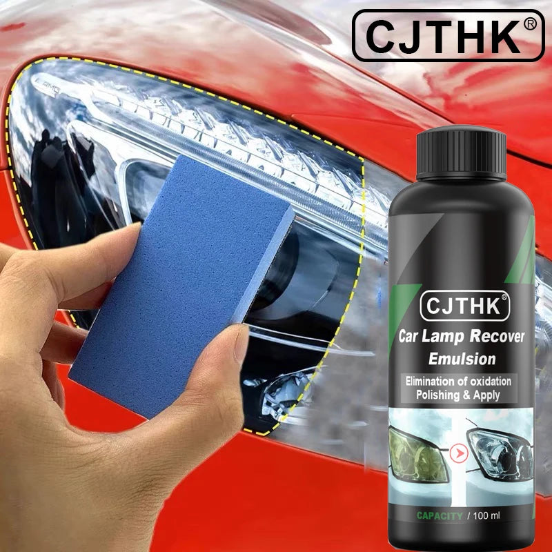 Car Headlight Restoration Kit with Scratch & Oxidation Remover