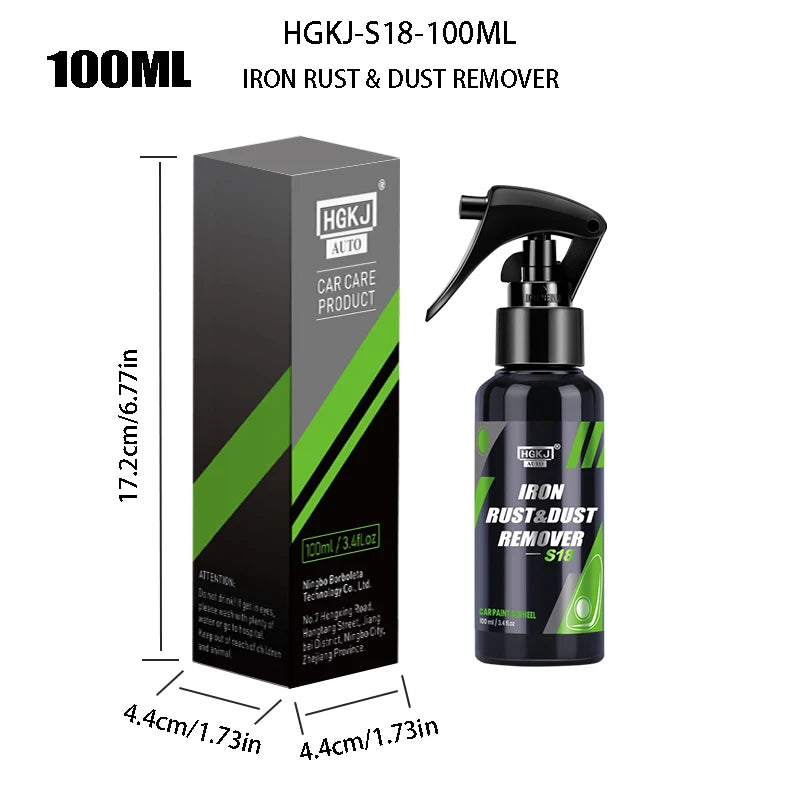 HGKJ Iron Remover for Car Paint & Whee