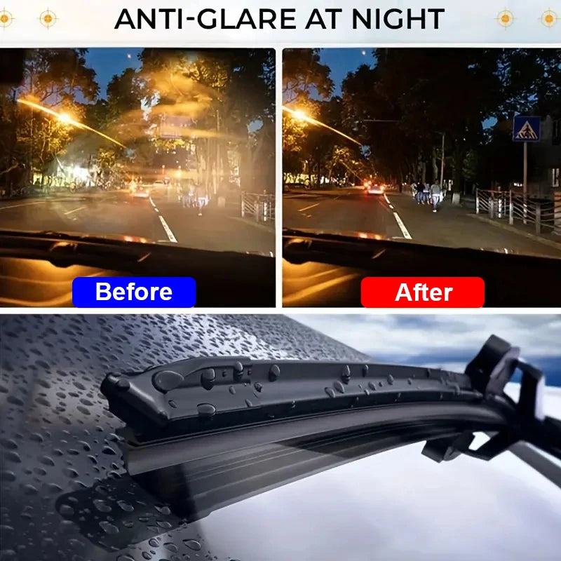 Car Glass Water Repellent & Oil Film Remover Kit