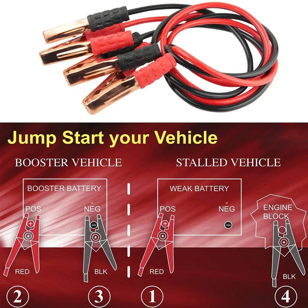 Heavy Duty Car Jumper Cables Kit