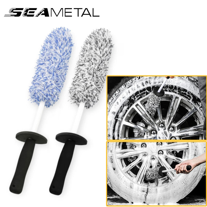 SEAMETAL Premium Microfiber Wheel Cleaning Brush
