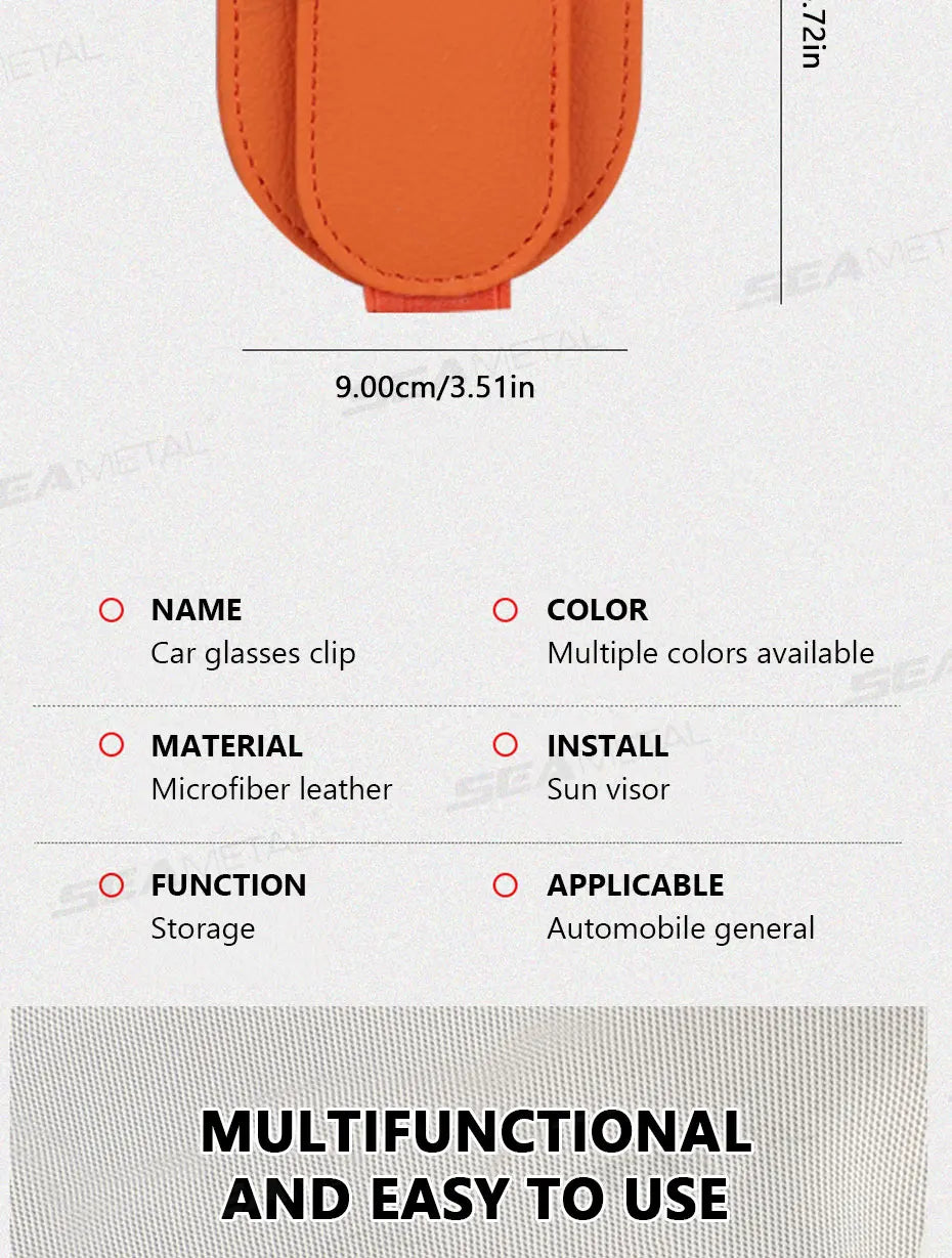 Premium Magnetic Sunglasses Holder for Car Visors