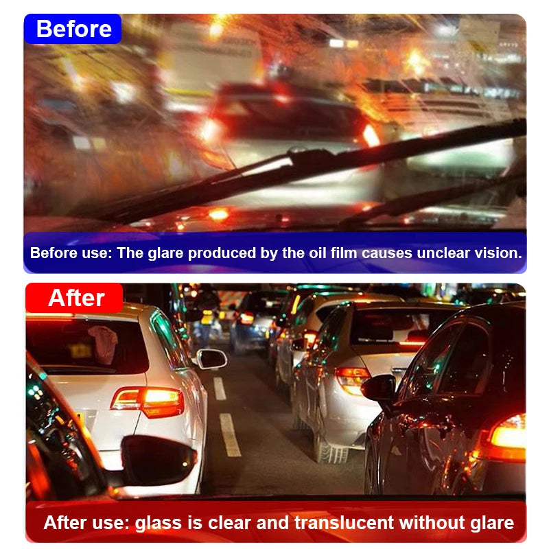 Car Glass Water Repellent & Oil Film Remover Kit