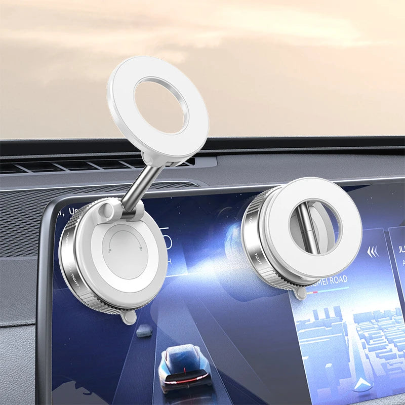 MagSafe Magnetic Vacuum Phone Mount with 360° Rotation