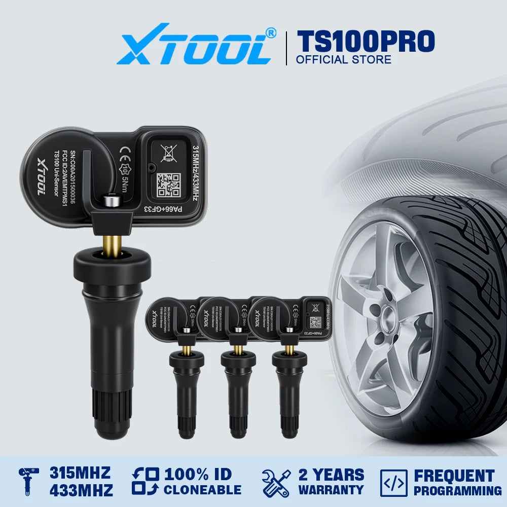 XTOOL TS100PRO TPMS Sensor Rubber Version 315MHz/433MHz