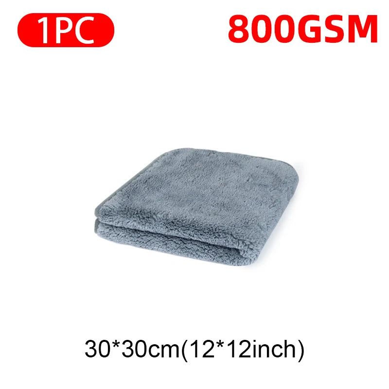 SEAMETAL Premium Microfiber Car Drying Towel - Super Absorbent Lint-Free Detailing Cloth