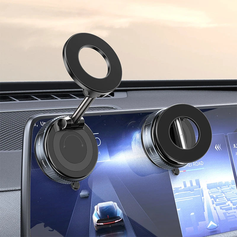 MagSafe Magnetic Vacuum Phone Mount with 360° Rotation
