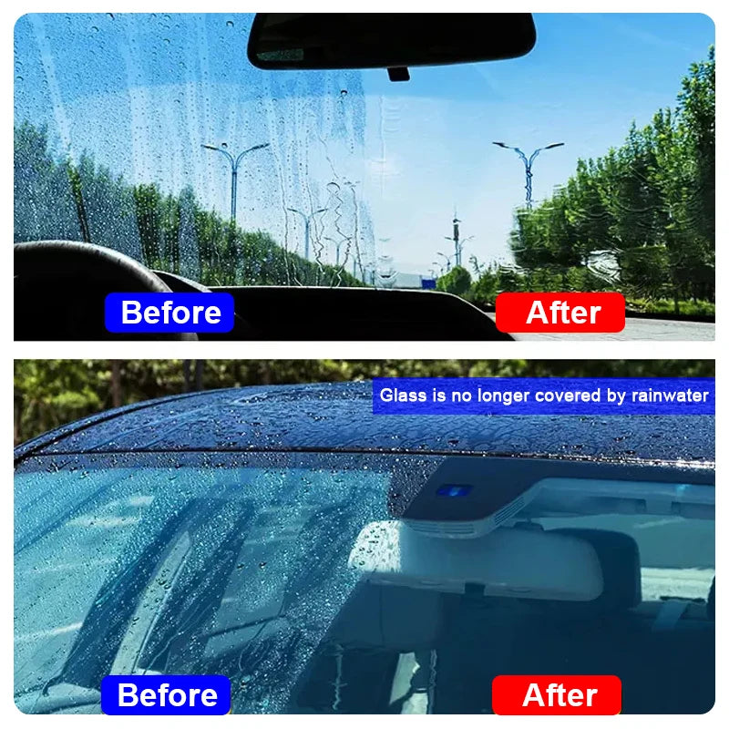 Car Glass Water Repellent & Oil Film Remover Kit