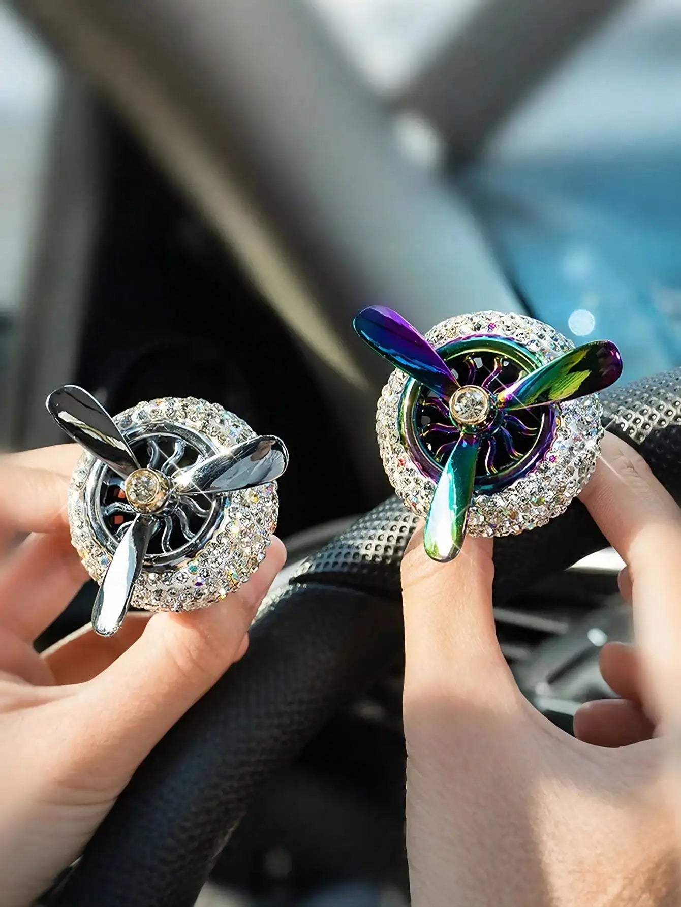 Crystal Turbine Air Vent Freshener