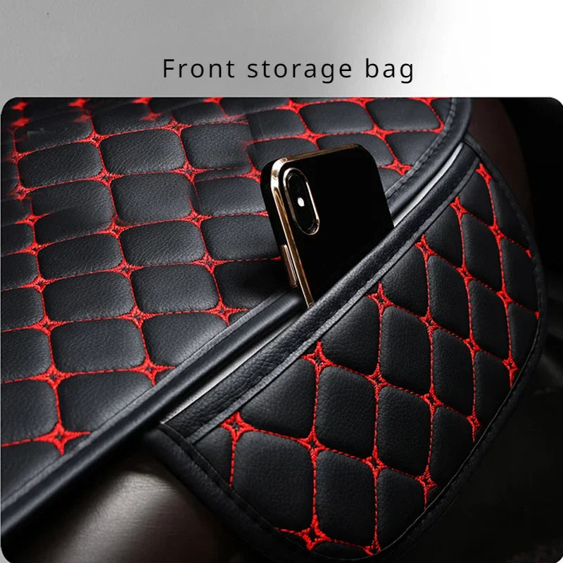 Universal PU Leather Car Seat Cushion Protector for All-Season Use