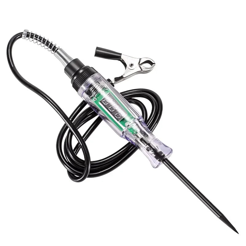 Automotive Circuit Tester Pen – 6V–24V Voltage Probe with Indicator Light