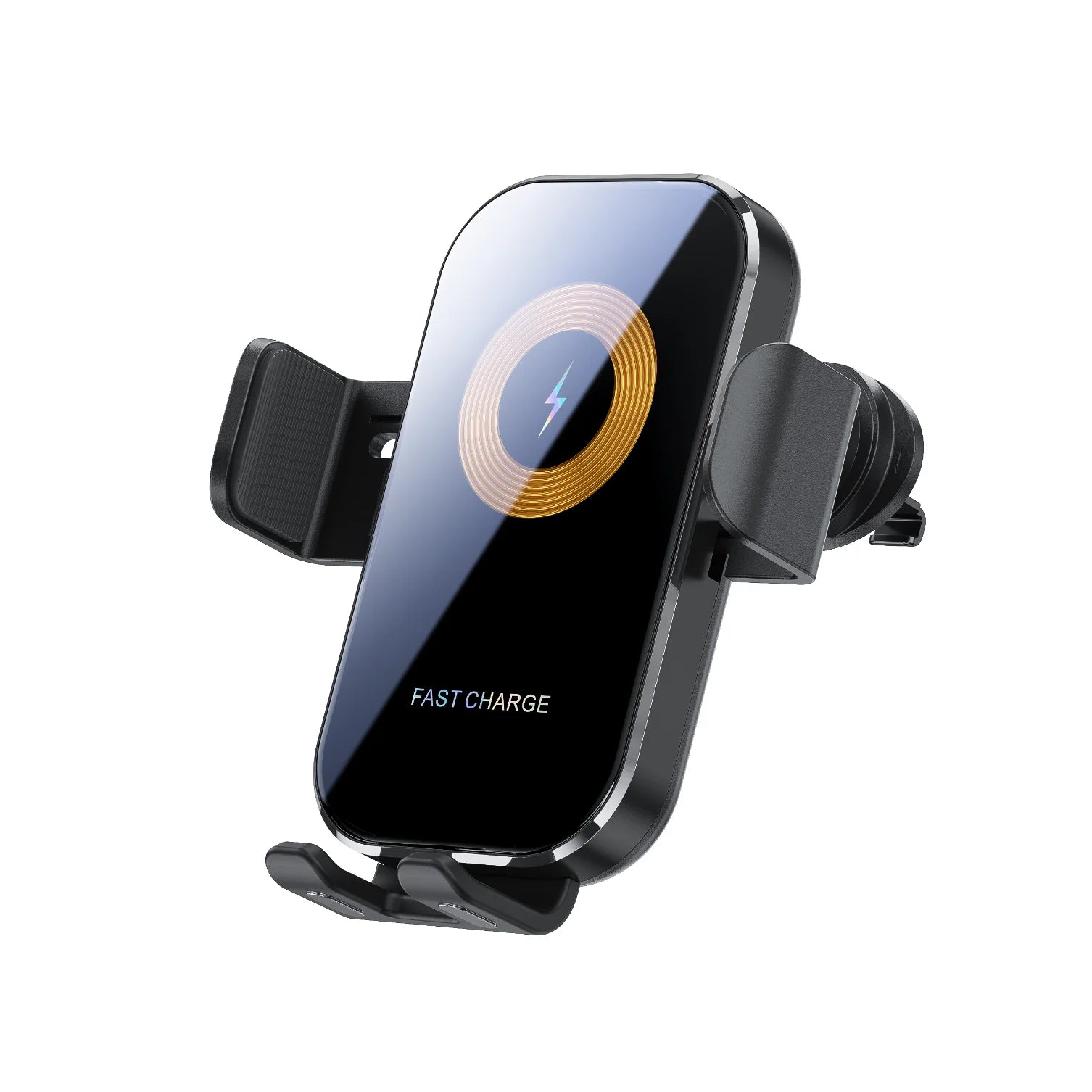 Smart Auto-Clamping Wireless Car Charger Mount – 15W Fast Charging Phone Holder