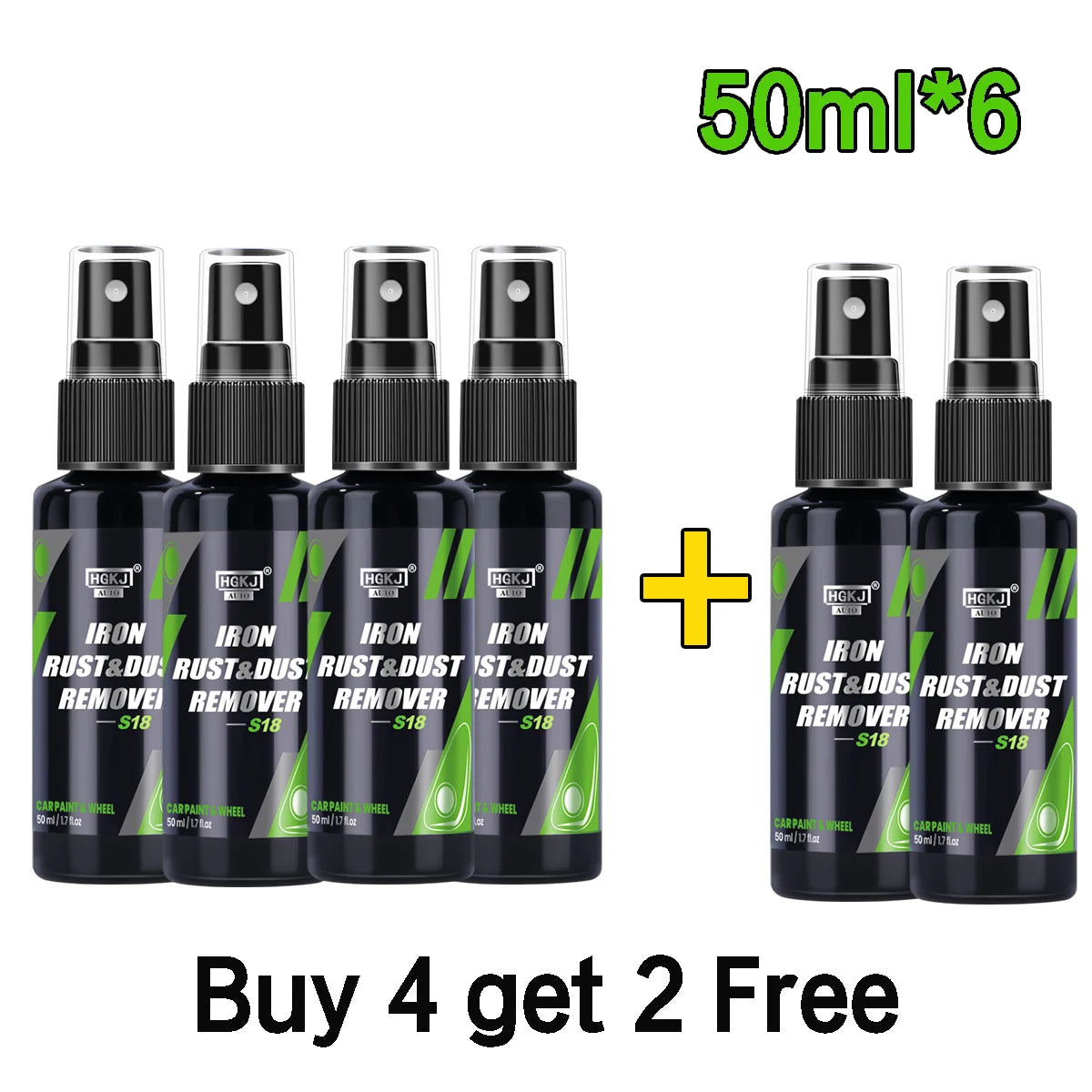 HGKJ Iron Remover for Car Paint & Whee