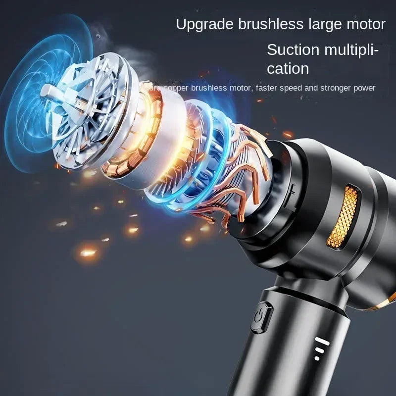 2-Mode Wireless Handheld Car Vacuum & Air Duster