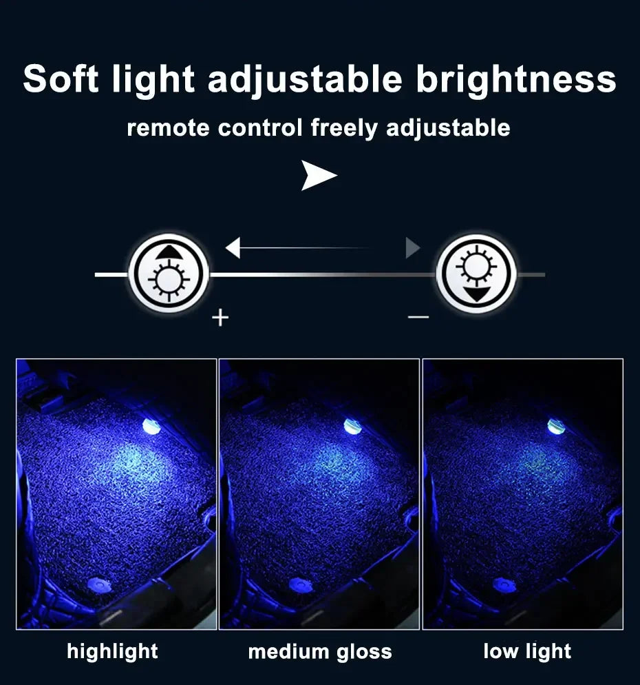Wireless RGB Interior Accent Light Kit with Remote Control