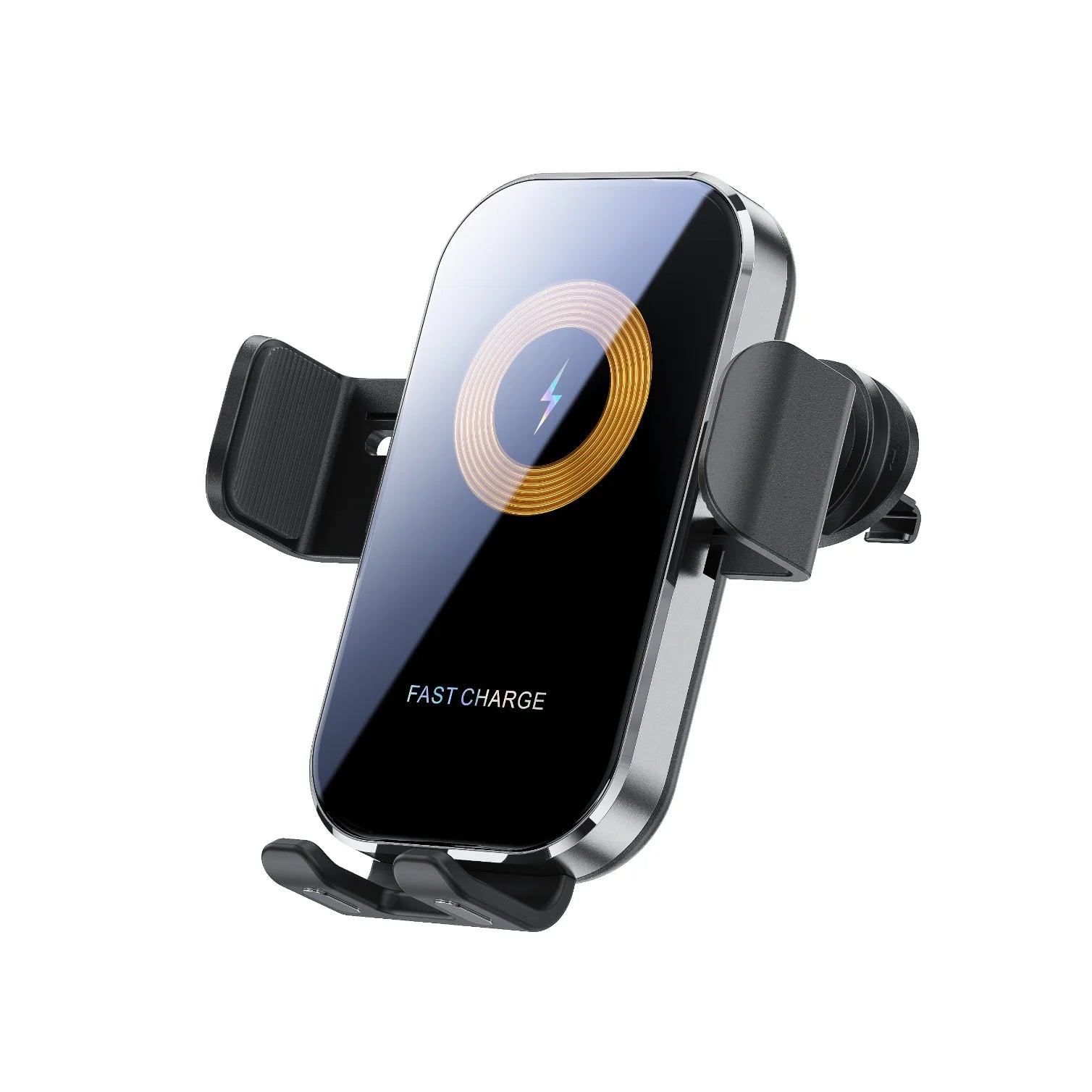 Smart Auto-Clamping Wireless Car Charger Mount – 15W Fast Charging Phone Holder