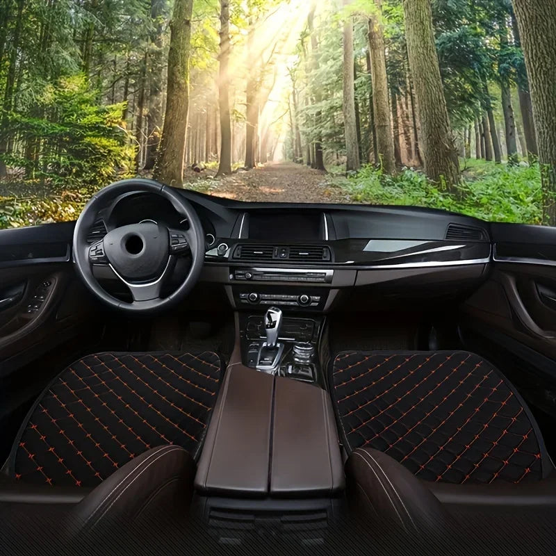 3-Piece Universal Breathable Car Seat Cushion Cover Set