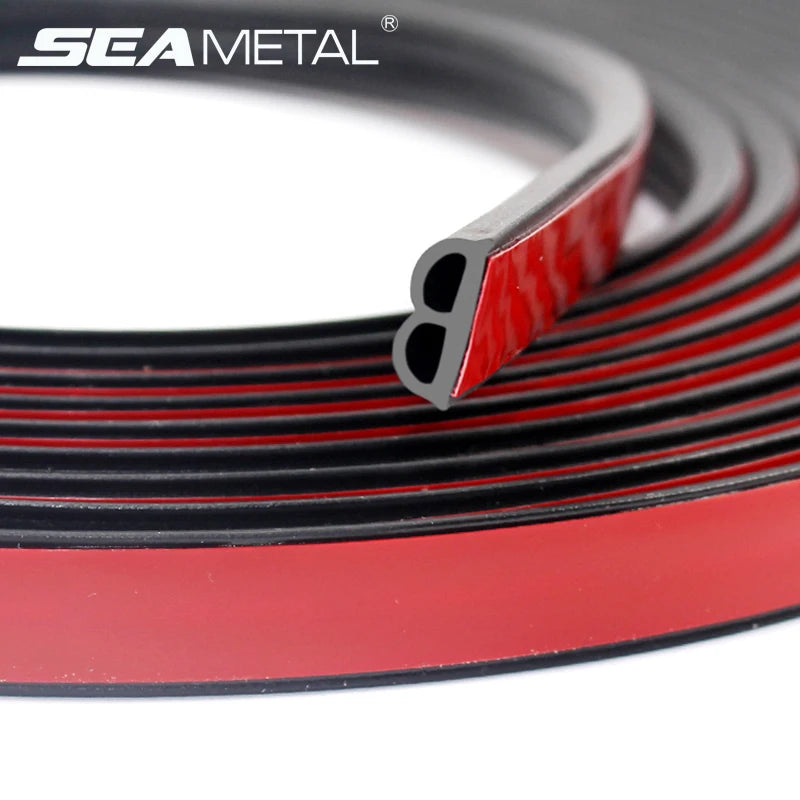 SEAMETAL B-Type Car Door Seal Strip – Universal EPDM Rubber Noise & Dust Weather Seal