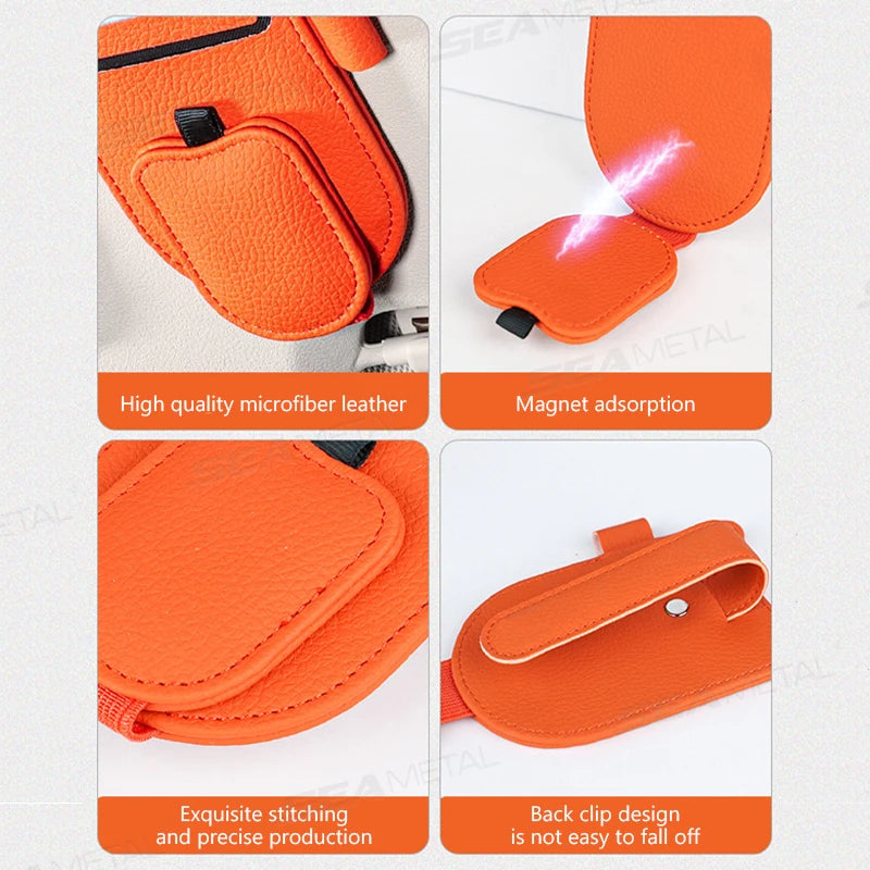 Premium Magnetic Sunglasses Holder for Car Visors
