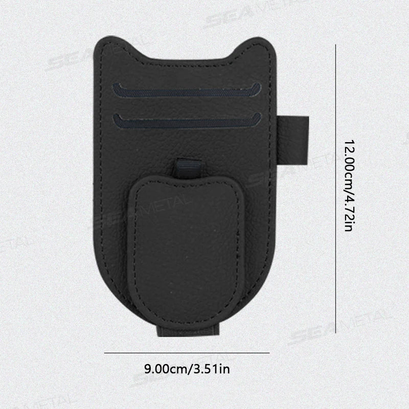 Premium Magnetic Sunglasses Holder for Car Visors