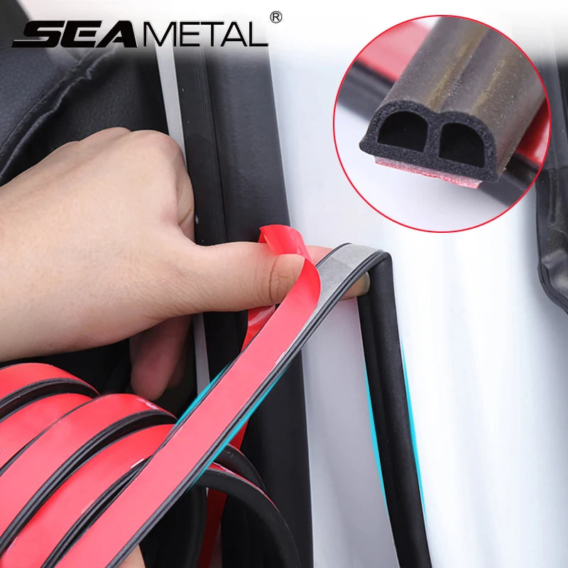 SEAMETAL B-Type Car Door Seal Strip – Universal EPDM Rubber Noise & Dust Weather Seal