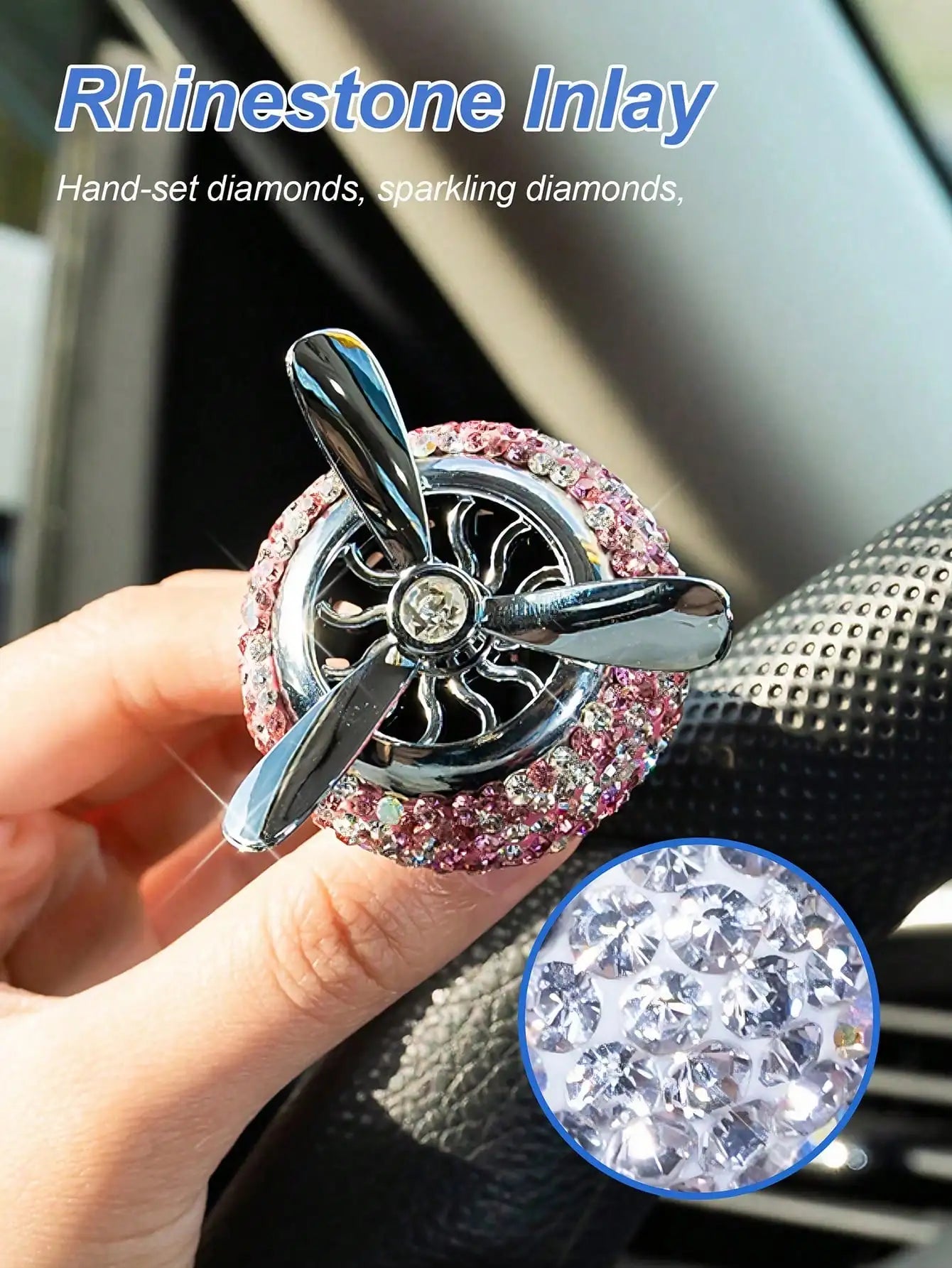 Crystal Turbine Air Vent Freshener
