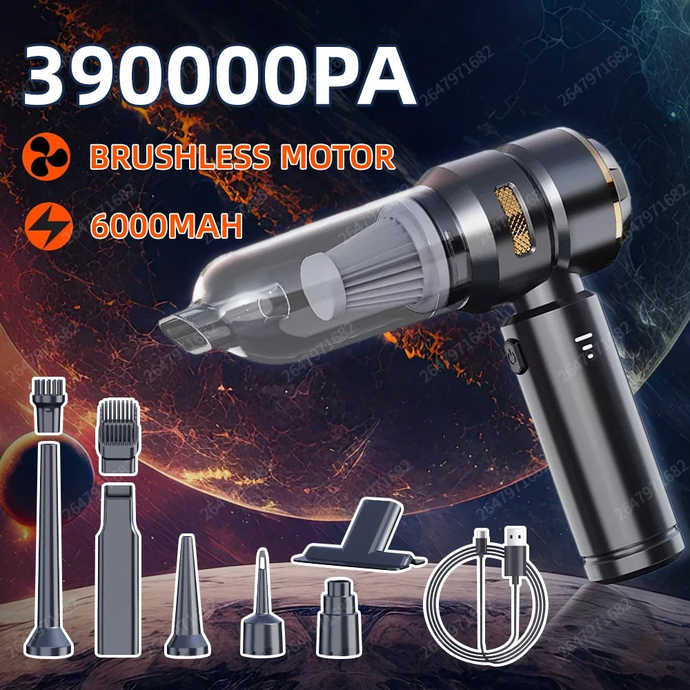 2-Mode Wireless Handheld Car Vacuum & Air Duster