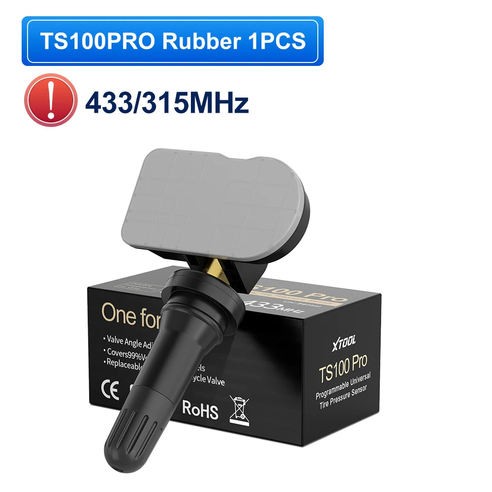 XTOOL TS100PRO TPMS Sensor Rubber Version 315MHz/433MHz