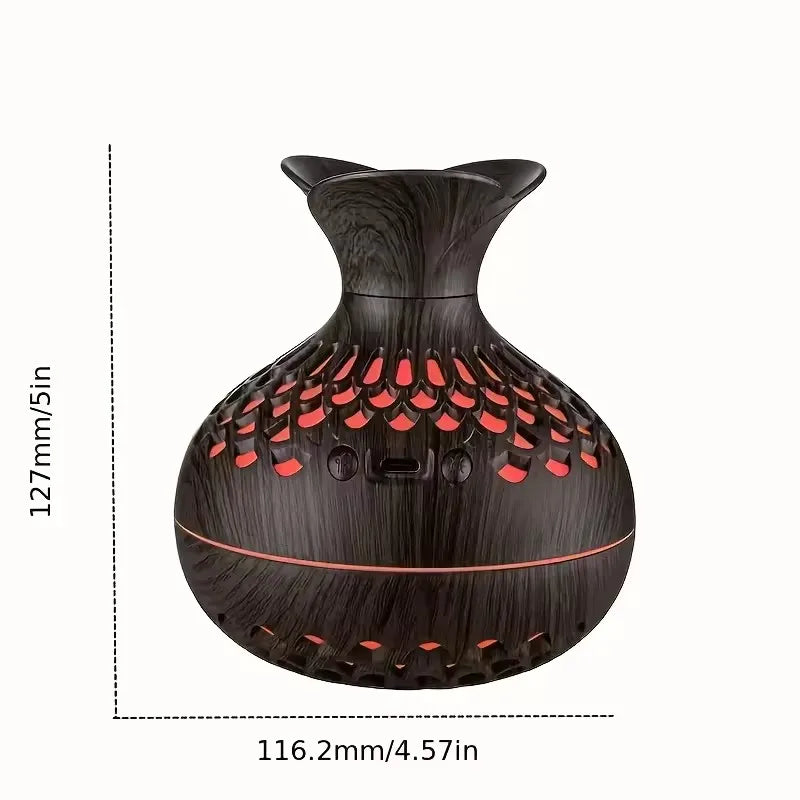 Flower 300ML USB Air Humidifier & Aroma Diffuser with Night Light