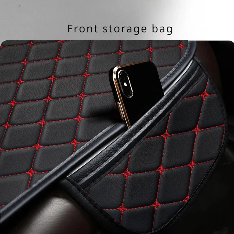 Universal PU Leather Front & Rear Car Seat Cover Set
