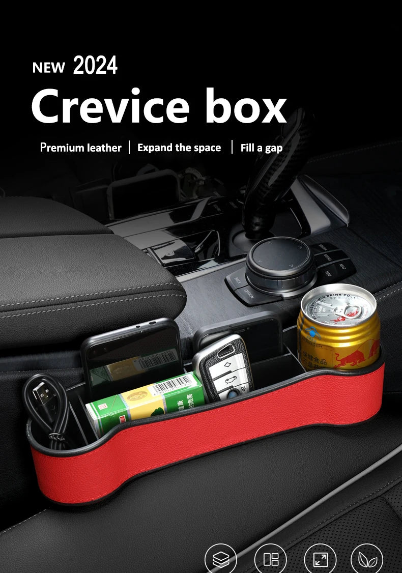 Premium Car Seat Gap Organizer & Storage Pocket