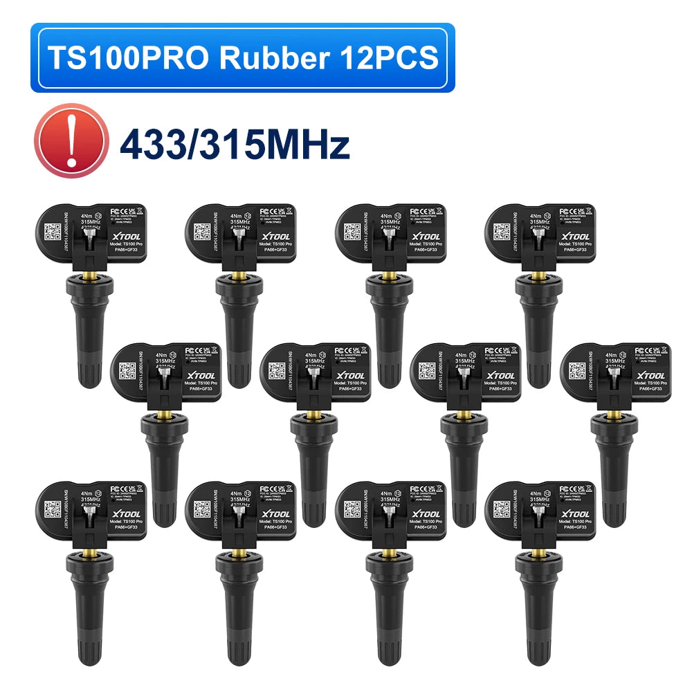 XTOOL TS100PRO TPMS Sensor Rubber Version 315MHz/433MHz