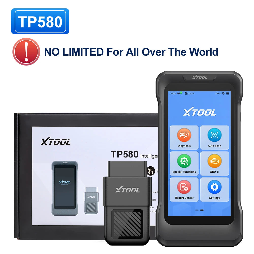 XTOOL TP580 TPMS Programming Tool & All-System Diagnostic Scanner with 22+ Services