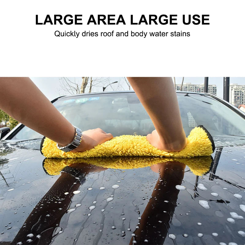 SEAMETAL Multi-Size Microfiber Car Drying Towel - Super Absorbent Lint-Free Detailing Cloth
