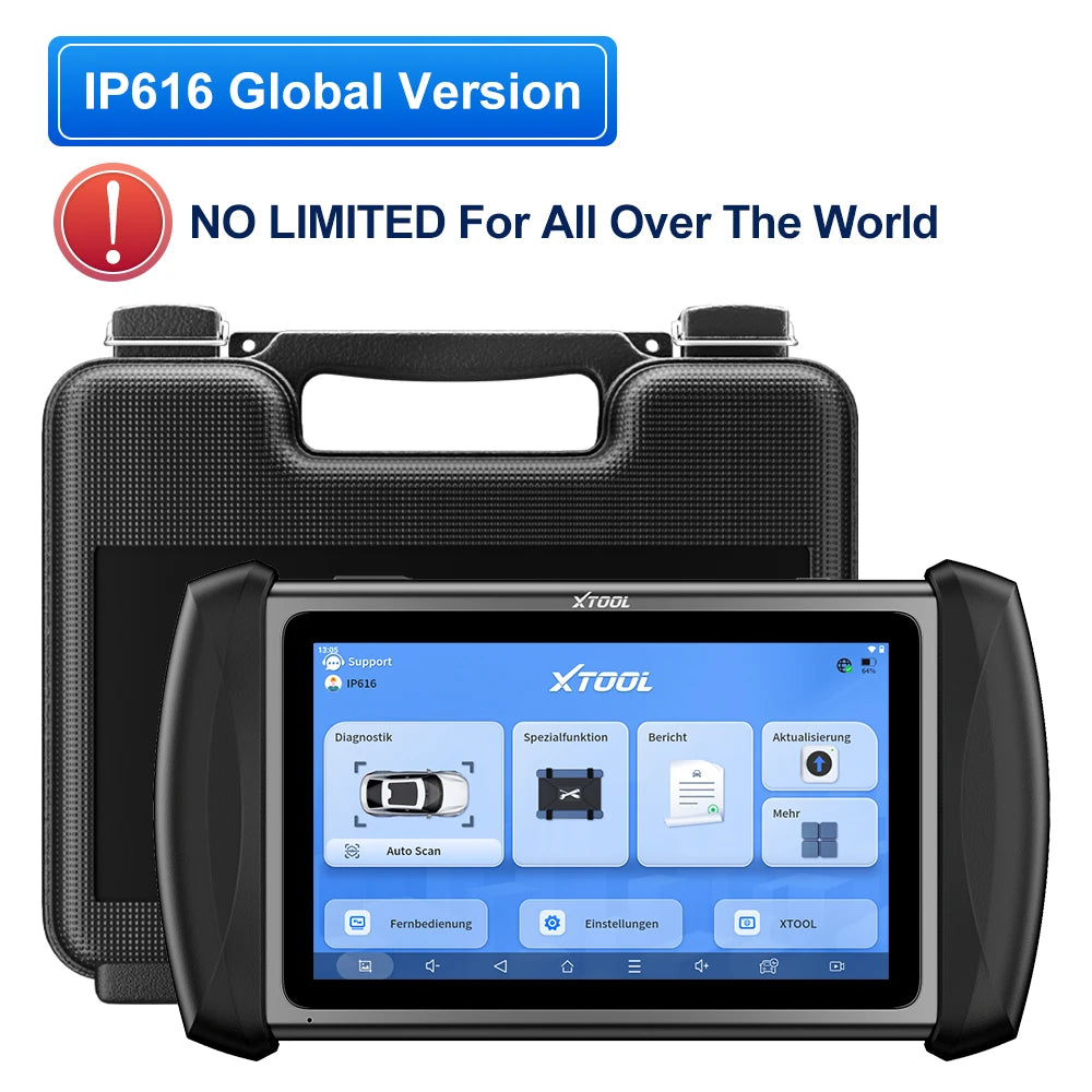 XTOOL InPlus IP616 All-System OBD2 Scanner with 34+ Reset Services