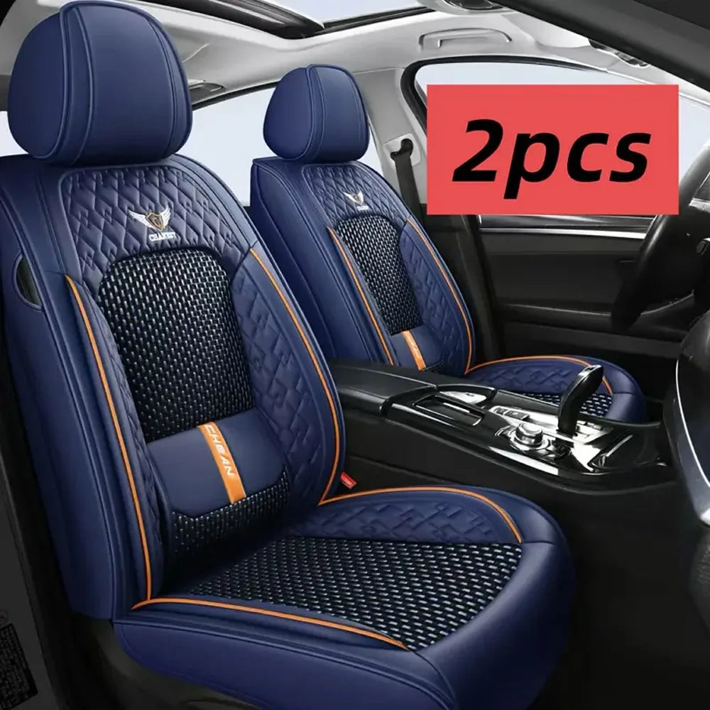 Universal PU Leather Car Seat Cover Set for 5-Seater Cars